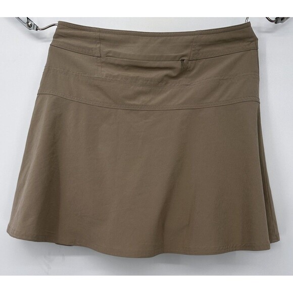 Athleta Soho Skort, Abalone tan  SIZE 4       v/70026462 back phone pocket zpper - Picture 2 of 11